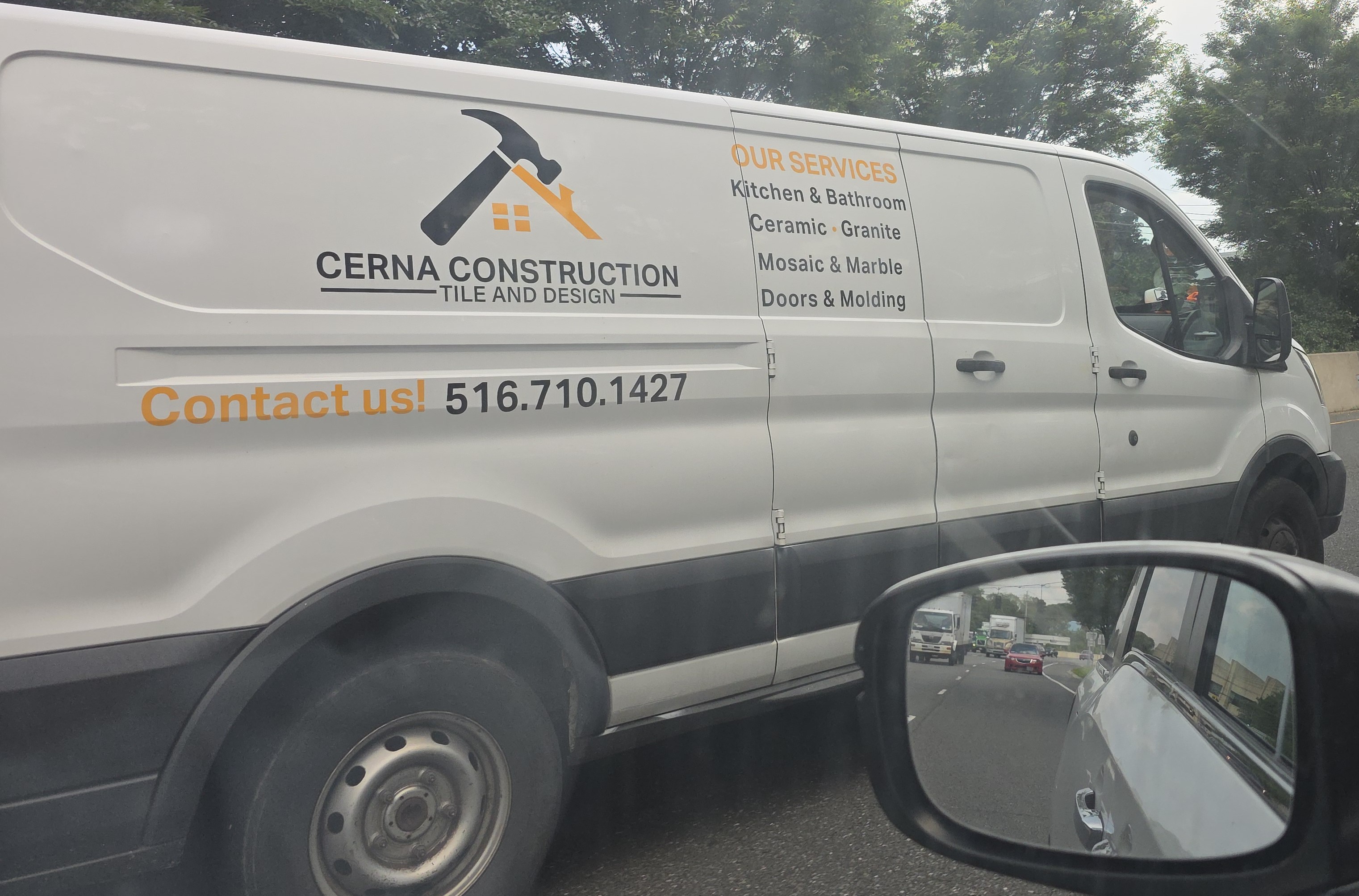 Cerna Construction Tile and Design logo