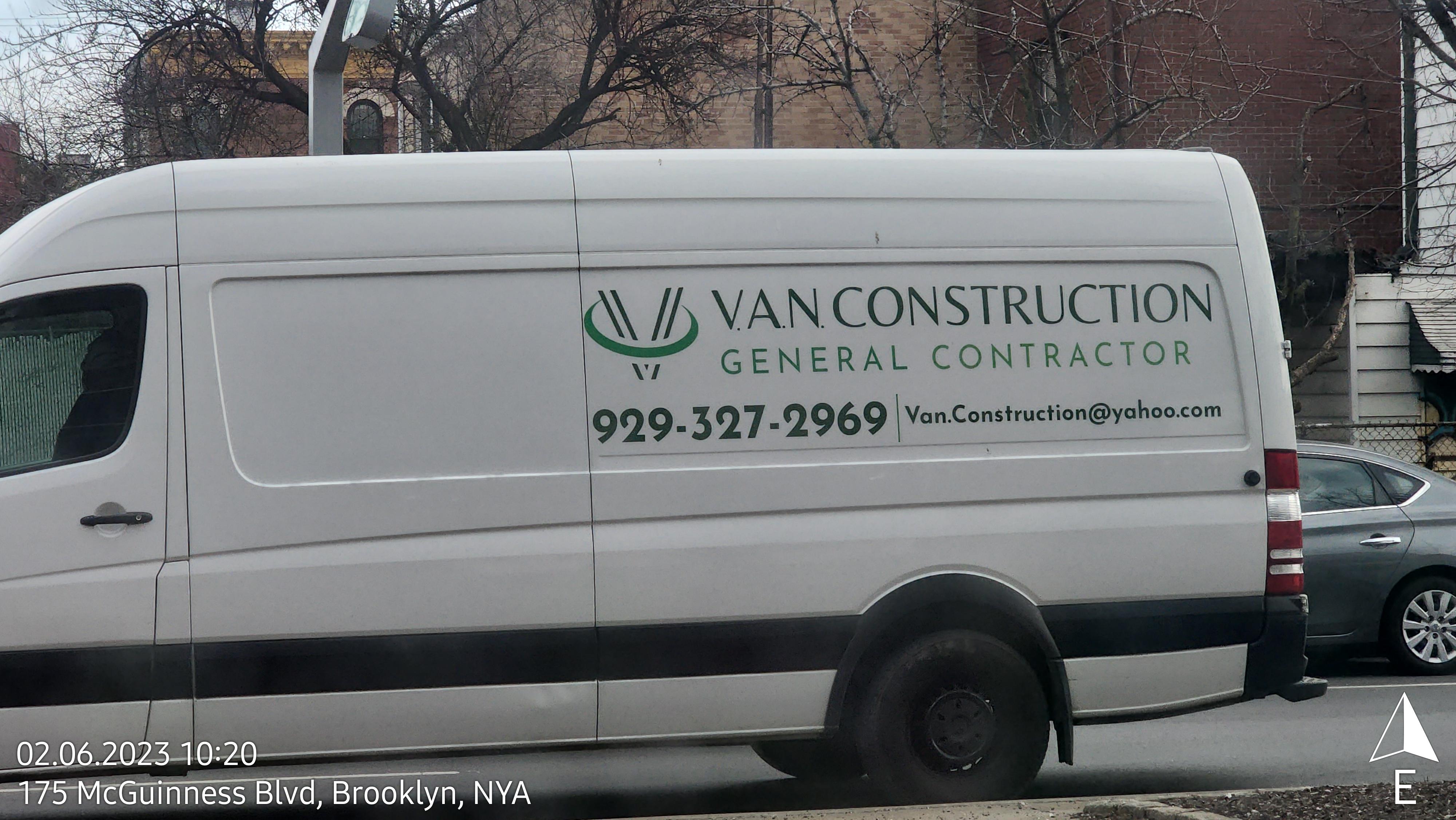 V.A.N. Construction Corp. logo